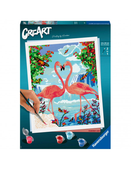 Pictura Pe Numere - Flamingo 2,RVSPBN28991