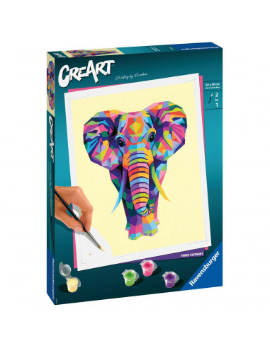 Pictura Pe Numere - Elefant,RVSPBN28995