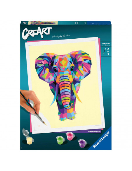 Pictura Pe Numere - Elefant,RVSPBN28995