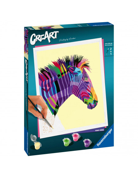 Pictura Pe Numere - Zebra,RVSPBN28994