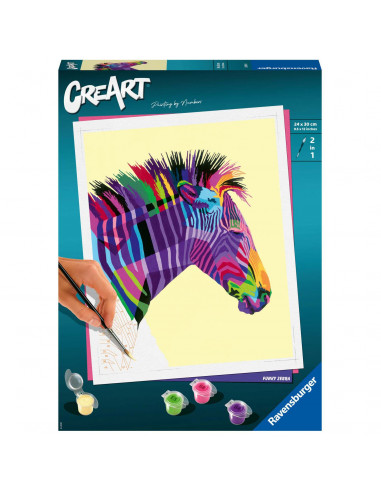 Pictura Pe Numere - Zebra,RVSPBN28994