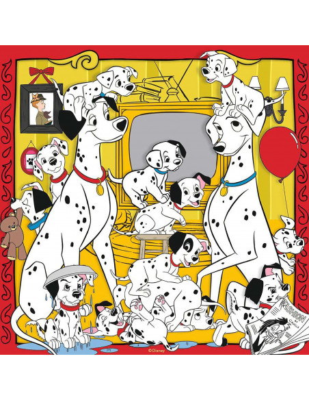 Puzzle Disney, 3X49 Piese,RVSPC05155
