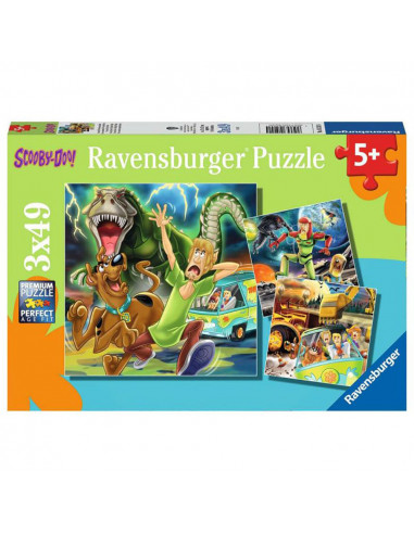 Puzzle Scooby Doo, 3X49 Piese,RVSPC05242