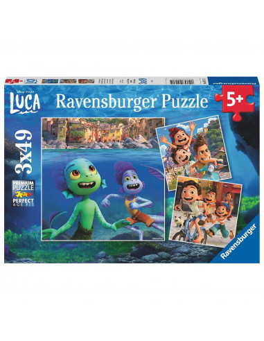 Puzzle Disney Pixar Luca, 3X49 Piese,RVSPC05571
