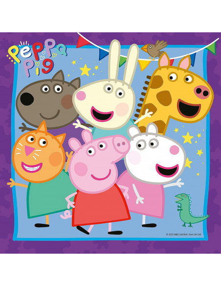 Puzzle Peppa Pig, 3X49 Piese,RVSPC05579