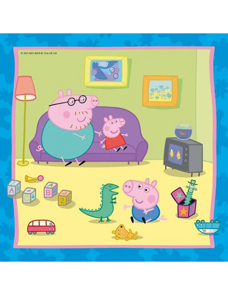 Puzzle Peppa Pig, 3X49 Piese,RVSPC05579