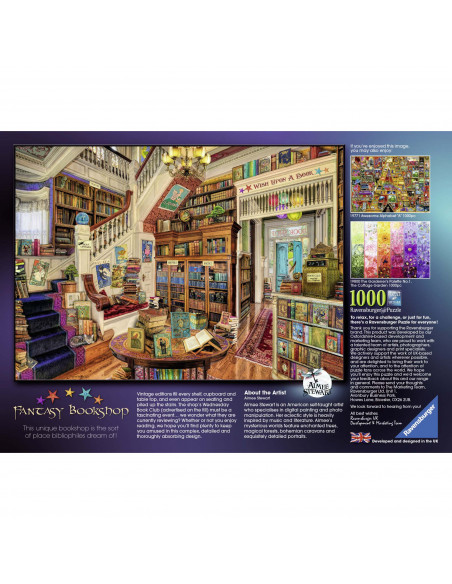 Puzzle Libraria Fantastica, 1000 Piese,RVSPA19799