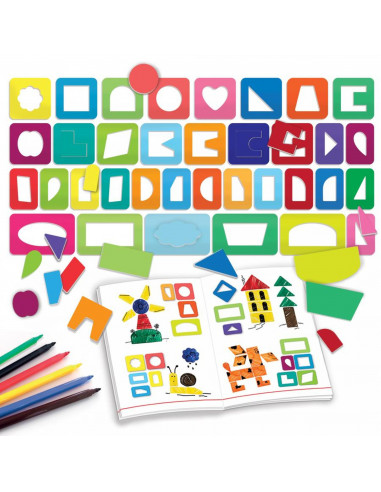 Headu Montessori - Joc Cu Sabloane,HE29396