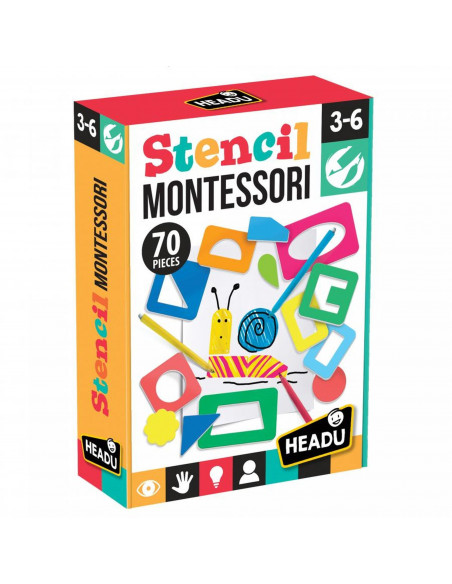 Headu Montessori - Joc Cu Sabloane,HE29396