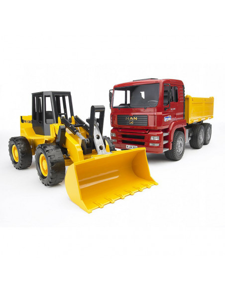 Bruder - Camion Man Tga Si Incarcator Articulat Fr 130,BR02752