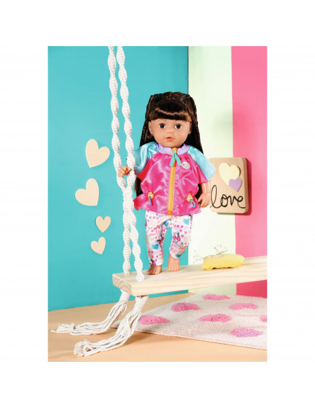 Baby Born - Hainute Casual Roz 43 Cm,ZF833605