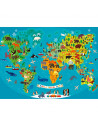 Puzzle Harta Lumii Cu Animale, 150 Piese,RVSPC13287