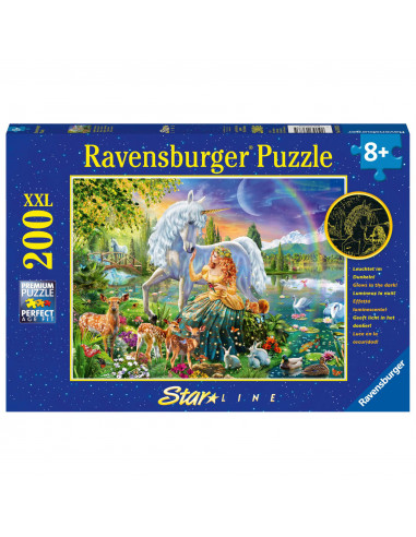 Puzzle Printesa Si Unicorn, 200 Piese Starline,RVSPC13673