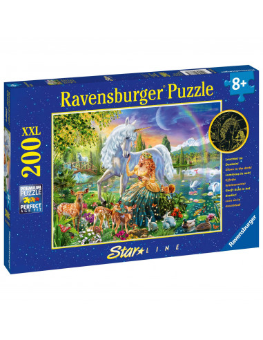 Puzzle Printesa Si Unicorn, 200 Piese Starline,RVSPC13673