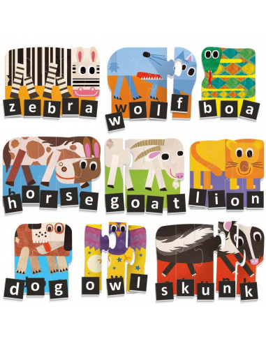 Headu Ecoplay - Puzzle-Uri Progresive Litere Si Cuvinte