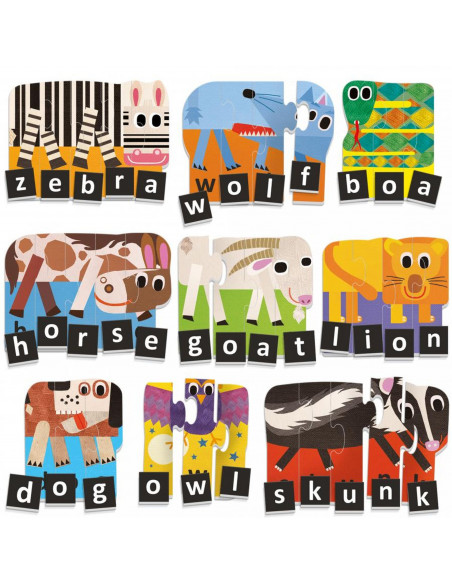 Headu Ecoplay - Puzzle-Uri Progresive Litere Si Cuvinte