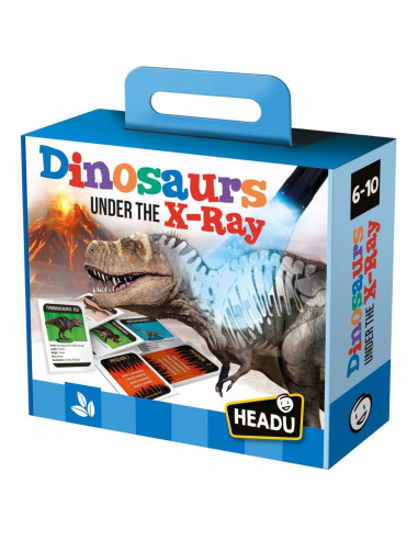 Headu Stem - Joc Cu Lanterna Uv - Descopera Dinozaurii,HE29822