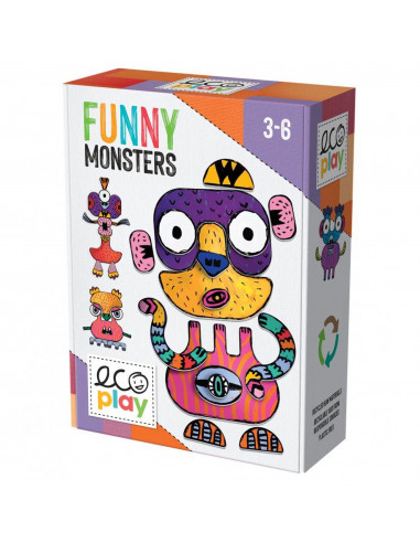 Headu Ecoplay - Joc Creeaza Monstri Amuzanti,HE28580