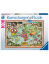Puzzle Harta Lumii, 1000 Piese,RVSPA16995