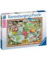 Puzzle Harta Lumii, 1000 Piese,RVSPA16995
