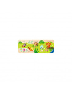 Puzzle Lemn Animalute, 5 Piese,RVSPC03122 2