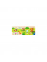 Puzzle Lemn Animalute, 5 Piese,RVSPC03122