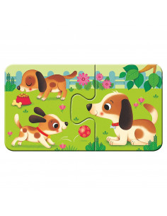 Puzzle Animale Si Puiutii Lor, 9X2 Piese,RVSPC03123 2