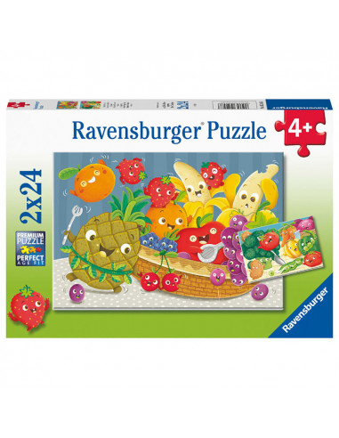 Puzzle Fructe, 2X24 Piese,RVSPC05248