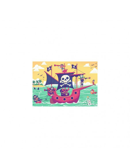 Puzzle Si Joc Barca Piratilor, 2X24 Piese,RVSPC05592