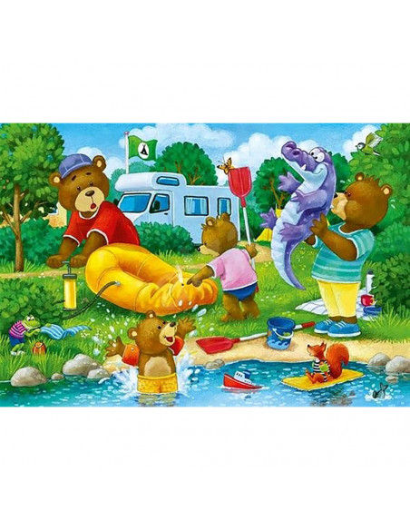 Puzzle Ursi In Camping, 2X24 Piese,RVSPC05247