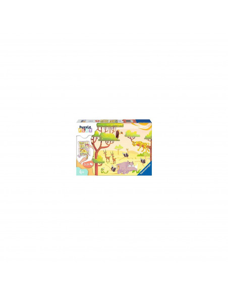 Puzzle Si Joc Animale Din Safari, 2X24 Piese,RVSPC05594