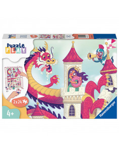 Puzzle Si Joc Dragon, 2X24 Piese,RVSPC05595 2