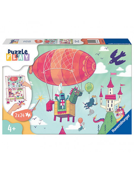 Puzzle Si Joc Petrecere Regala, 2X24 Piese,RVSPC05596
