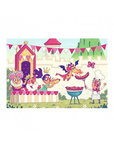 Puzzle Si Joc Petrecere Regala, 2X24 Piese,RVSPC05596