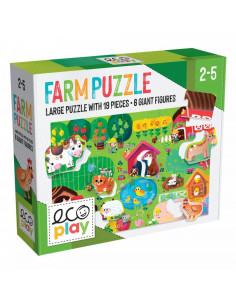 Headu Ecoplay - Puzzle Animalute La Ferma,HE29556 2