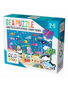Headu Ecoplay - Puzzle Animalute In Ocean,HE29563 2
