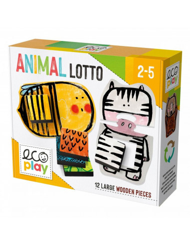 Headu Ecoplay - Puzzle-Uri Sa Potrivim Animalele,HE28610
