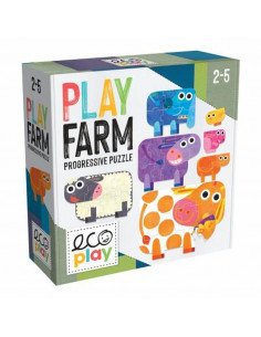 Headu Ecoplay - Puzzle-Uri Progresive Animale Mari Si 2