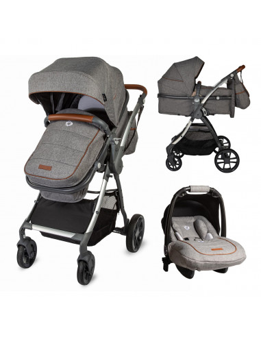 Carucior transformabil 3in1 Coccolle Acero Gri,339064962
