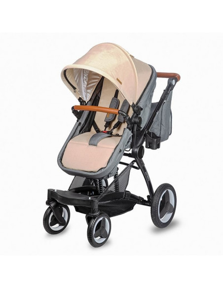 Carucior transformabil 3in1 Coccolle Ambra Safari Beige