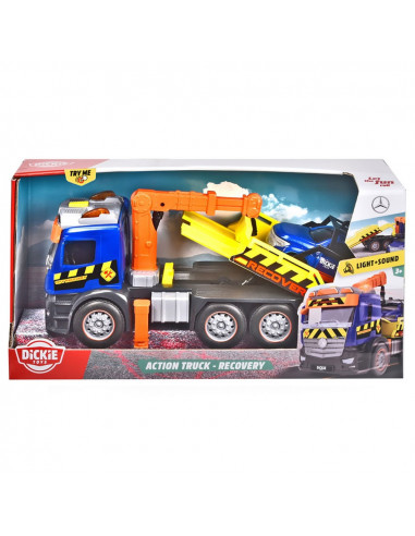 Camion de tractare Dickie Toys Mercedes Recovery cu