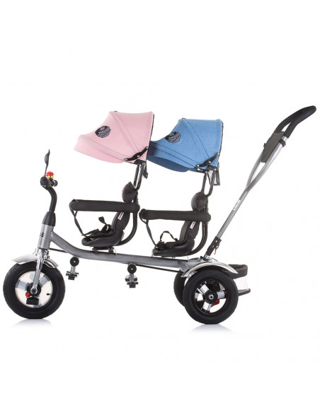 Tricicleta gemeni Chipolino 2Play blue pink,TRK2P0216BP