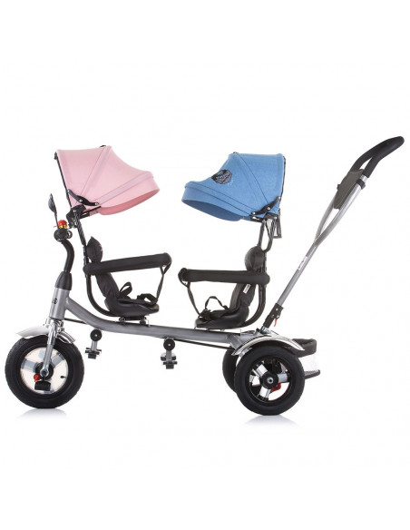 Tricicleta gemeni Chipolino 2Play blue pink,TRK2P0216BP