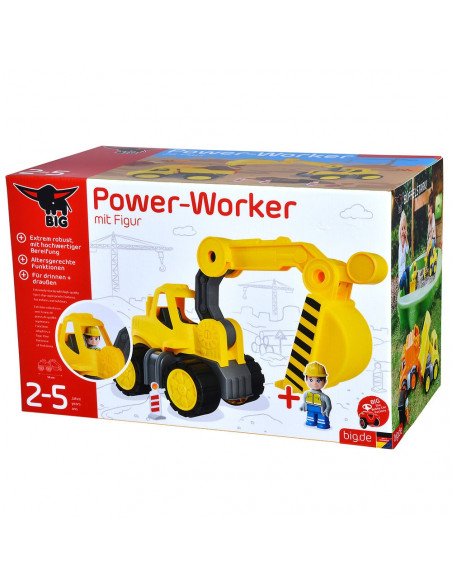 Excavator Big Power Worker cu figurina,S800054835