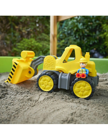 Buldozer Big Power Worker Wheel Loader cu figurina,S800054837