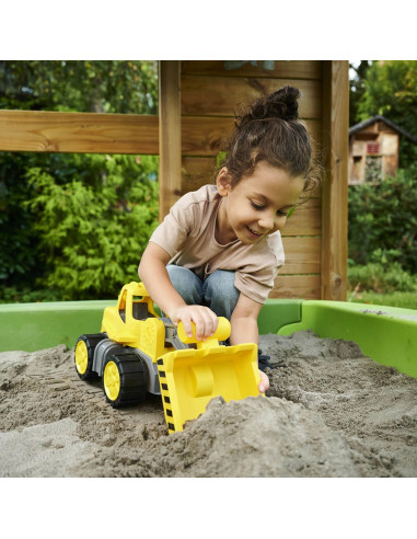 Buldozer Big Power Worker Wheel Loader cu figurina,S800054837
