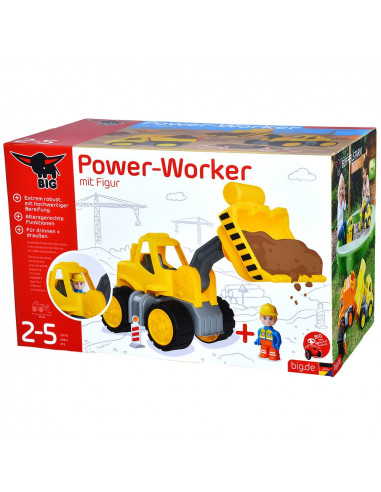 Buldozer Big Power Worker Wheel Loader cu figurina,S800054837