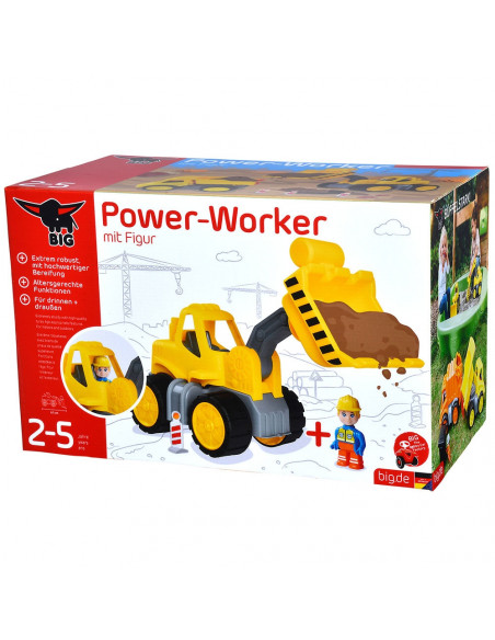 Buldozer Big Power Worker Wheel Loader cu figurina,S800054837