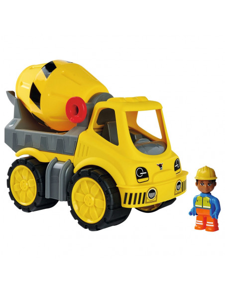 Camion betoniera Big Power Worker cu figurina,S800054839