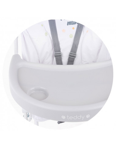 Scaun de masa Chipolino Teddy platinum,STHTD02203PL